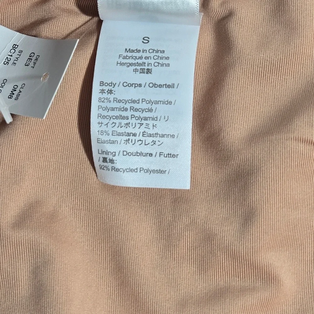 J. Crew Curved-waist cheeky bikini‎ bottom in Blue Mist S NWT